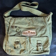 Disney Animal Kingdom Green Canvas Medium Messenger Shoulder Bag EST. 1998