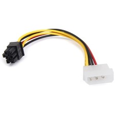 4-Pin Molex to 6-Pin PCI-Express Adapter Cable 18cm - Power for Graphics Cards
