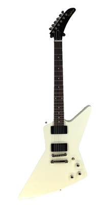 Neck Crack- Epiphone Explorer 80's EMG Electric Guitar #R8444
