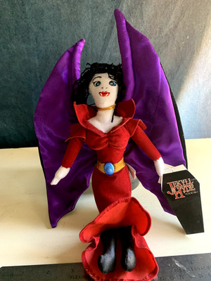 'Dreadmina Coven' Jekyll & Hyde Chicago Club plush doll 1999 Rare Discontinued