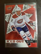 2021-22 Cole Caufield Iced Out Allure Rookie SSP Upper Deck Allure Hockey...