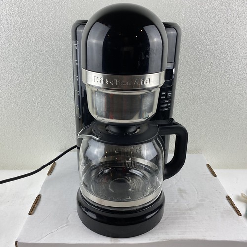 KitchenAid Retro Coffee Maker KCM1240B One Touch Programmable Black Onyx Tested