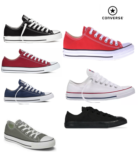 ⚫⚫ 2021 Converse Chuck Taylor All Star Zapatillas Bajas de Lona Unisex |  eBay