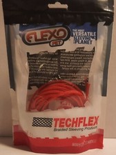 Techflex 1/4" Expandable Sleeving 25 ft. Red
