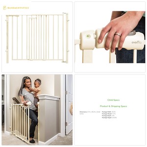 evenflo easy walk thru top of stairs gate