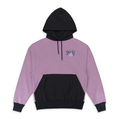 NWT DUNNO WABBUT 2TONE PURPLE, BLACK HOODIE SIZE M $225