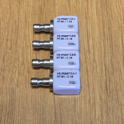 Cerec Ivoclar IPS Emax HT B1 - 4 Blocks Pcs for MCXL