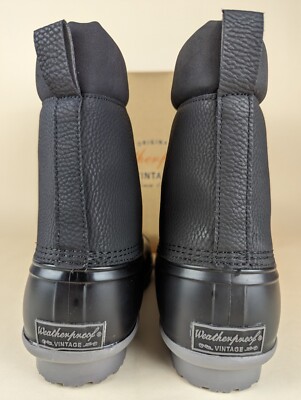 NWT Weatherproof Vintage Adam Rain 2 Men’s Duck Boots Size 13. Weatherproof Vintage Adam II Duck Boots Mens 13 M Black Faux  main image 2