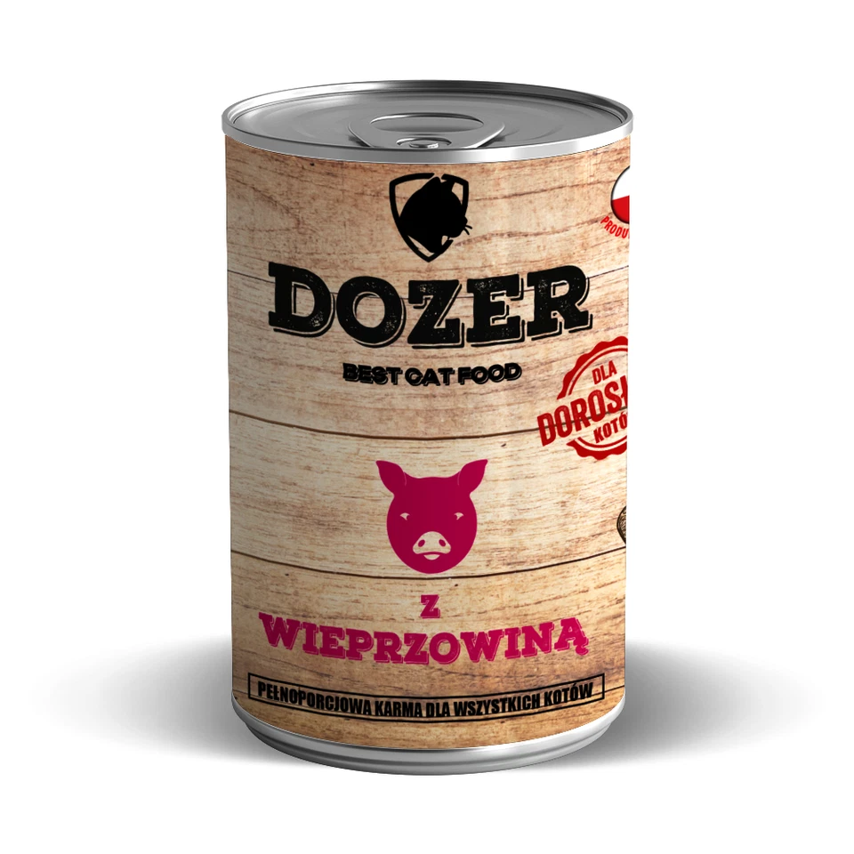 72 x 400g Katzenfutter Nassfutter DOZER Premium für Katzen Mix TOP in Dosen - Bild 3 von 4