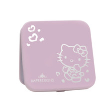 HELLO KITTY Impressions Vanity SuperCute Pink Compact Mirror with Magnification