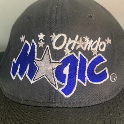 Orlando Magic Hat Cap Snap Back Black NBA Starter Florida Adjustable Vtg 90's?