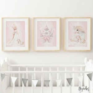 baby girl nursery wall art