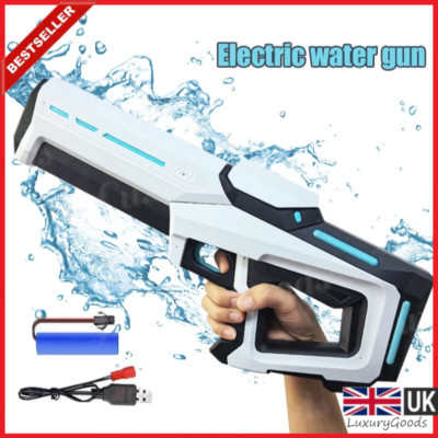 Leistungsstarke automatische elektrische Wasserpistole Outdoor Strand Squirt Sommer Wasserstrahler