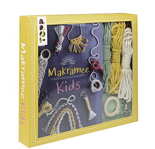 Inge Walz Kreativ-Set Makramee Kids: Buch mit Grundlagen und  (Copertina rigida)