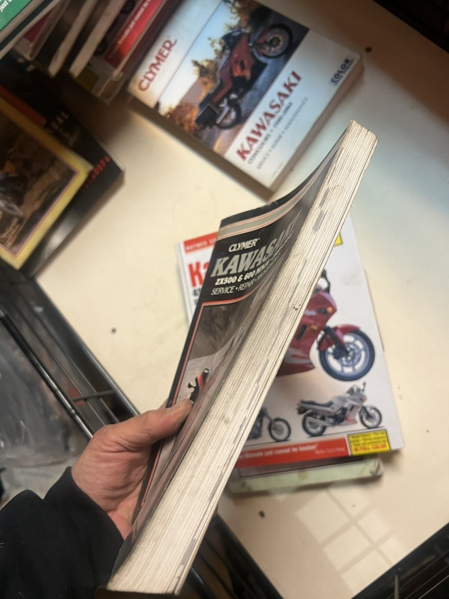 Kawasaki Service manual zx500 zx600 Ninja 600 and 500, 1985-1992
