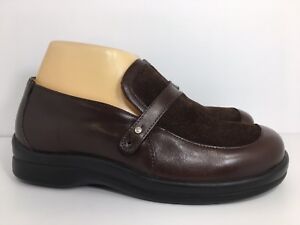 Footprints by Birkenstock- Brown Leather & Suede Loafers - Women's 