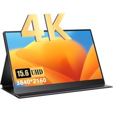 Portable Monitor 15.6 Inch Touchscreen External Monitor 4K 3840 2160 For Laptop