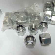 Qty 5: Nylon Insert Lock Nuts 3/4"-16 Prevailing Torque Nylon Insert Gr 2 Fine