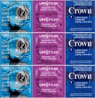 36 Small Snugger Tight Fit Lubricated Bulk Condoms Sampler Pack