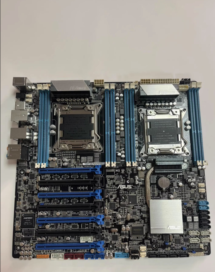 asus Z9PE-D8 WS CPU+メモリ+クーラー+電源付 ASUS Z9PE-D8 WS