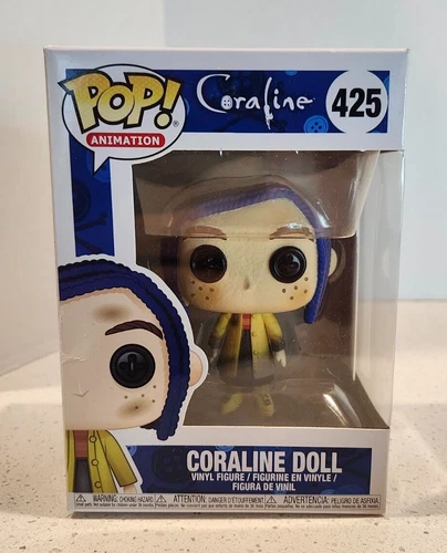 Funko Pop! Animation Coraline Doll Vinyl Figure #425 Damaged Box New In Box