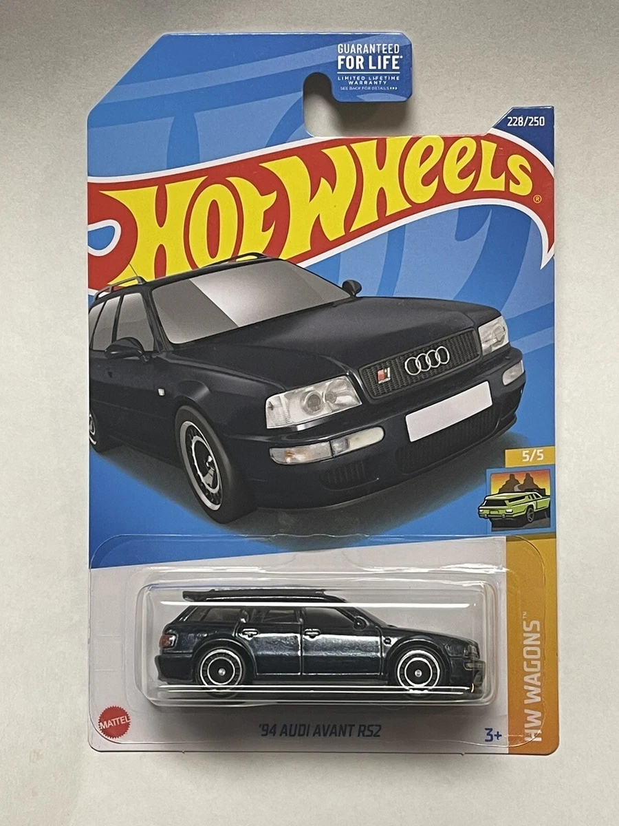 Hot Wheels Super Treasure Hunt 94 Audi Avant Rs2 HW Wagons US Card