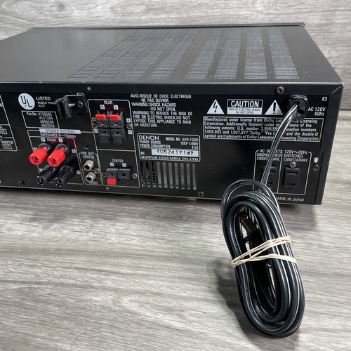 Denon AVR-1000 Receiver HiFi Stereo Vintage Audiophile Phono Home Audio Japan - Picture 8 of 12