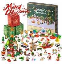 Mini Blocks 2024 Advent Calendar Christmas Building Set   24 Pc Countdown