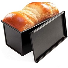 Shunfaji sliced bread pan with non-stick lid,