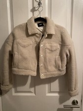 Bdg Cropped Shearling Coat Size S