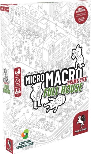 MicroMacro: Crime City 2 – Full House Gesellschaftsspiel (Edition Spielwiese) - Bild 1 von 4
