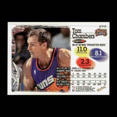 Tom Chambers 1998-99 Hoops Philadelphia 76ers #292 R331F 11 | eBay