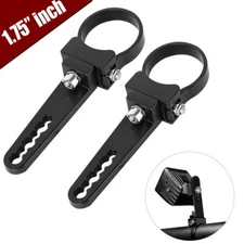 2X 1.5"/1.75"/2" Bull Bar Roll Cage Mount Bracket Tube Clamps Holder LED Light