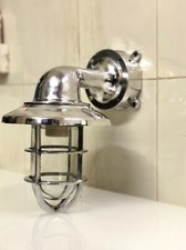 Set of 2 Maritime Wall Lights | Outdoor Design w/ Shade & Junction Box