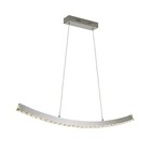 Chrome Emerald Crystal LED Bar Pendant Light The Lighting Studio Ex Display