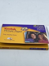 Kodak Picture Paper Soft Gloss 2 Sealed Pkgs., One Open Box. 76 Sheets
