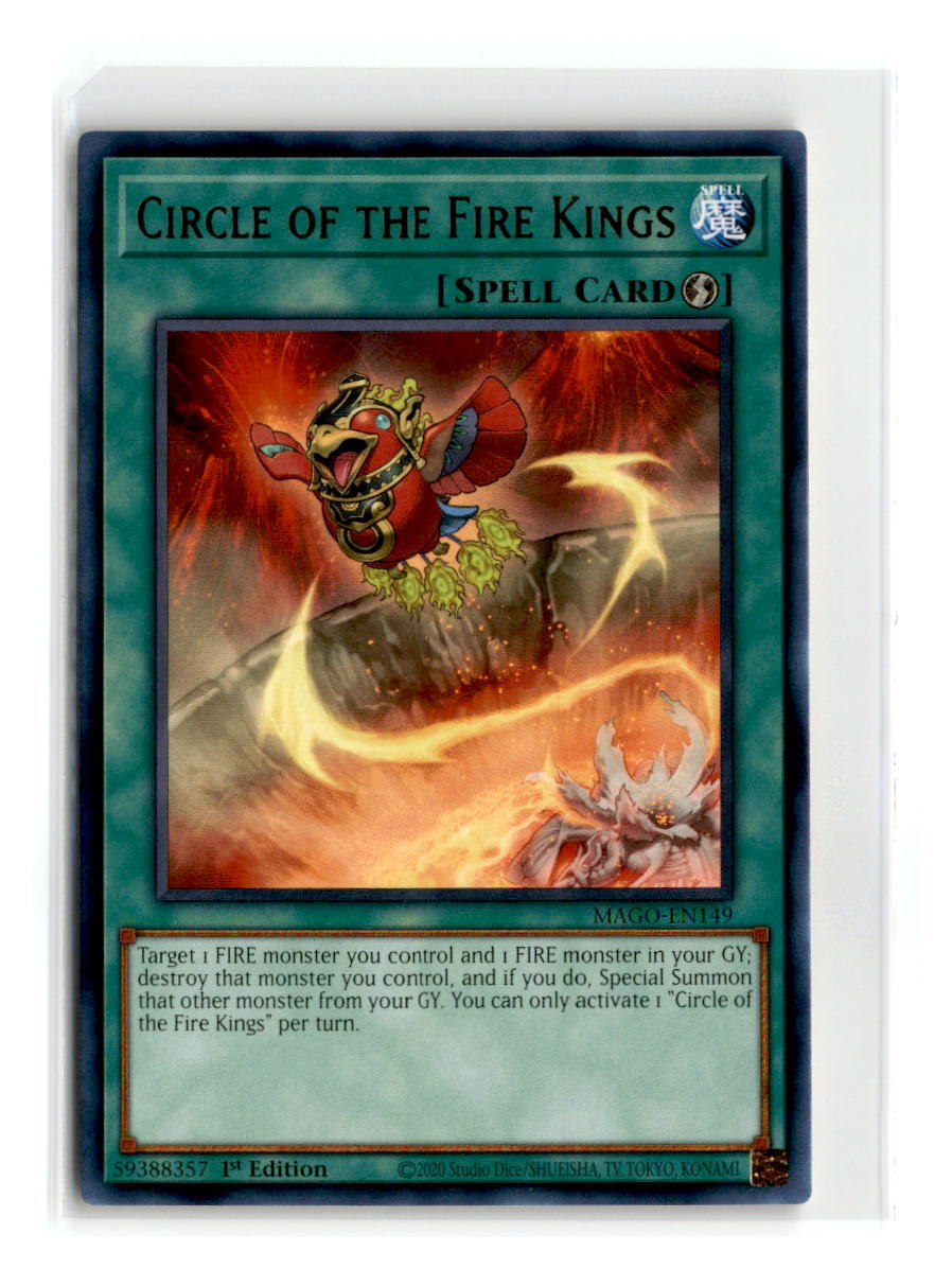 2x Circle of the Fire Kings - MAGO-EN149 1st Edition Rare - YuGiOh-LP | eBay