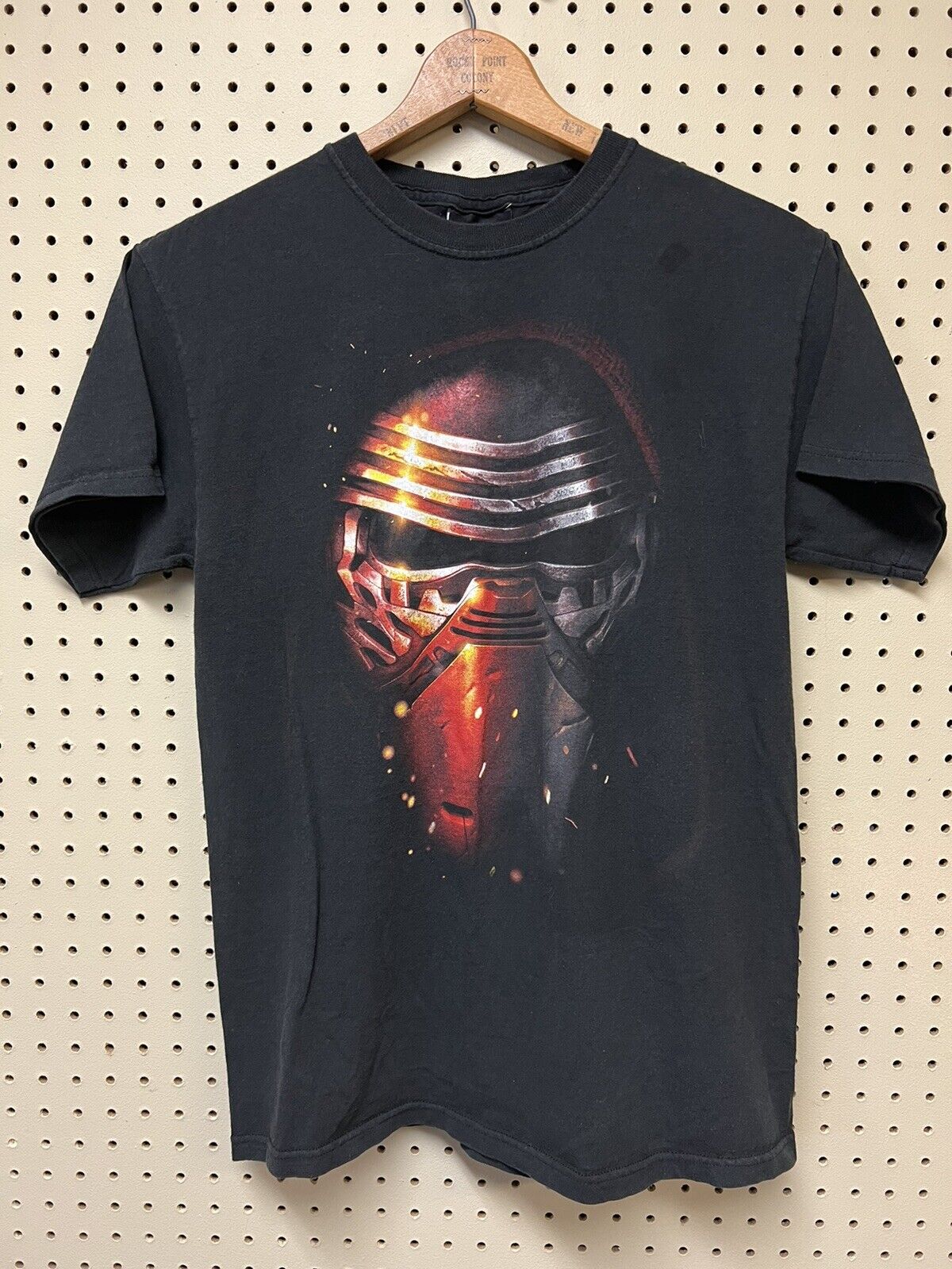 Vintage Star Wars t shirt Medium M Black Lucas Film Made In Mexico Cotton