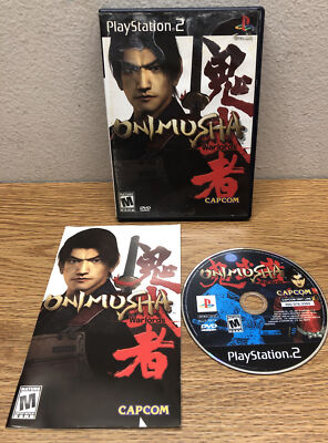 Onimusha: Warlords PlayStation 2 Black Label Complete W/ Case, Manual PS2 Tested