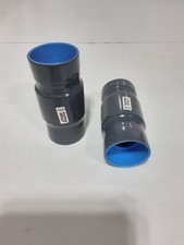 LOT OF 2,  2” Plastibond REDH2OT Pipe Coupling Pvc Coated PRCPLG-2-2