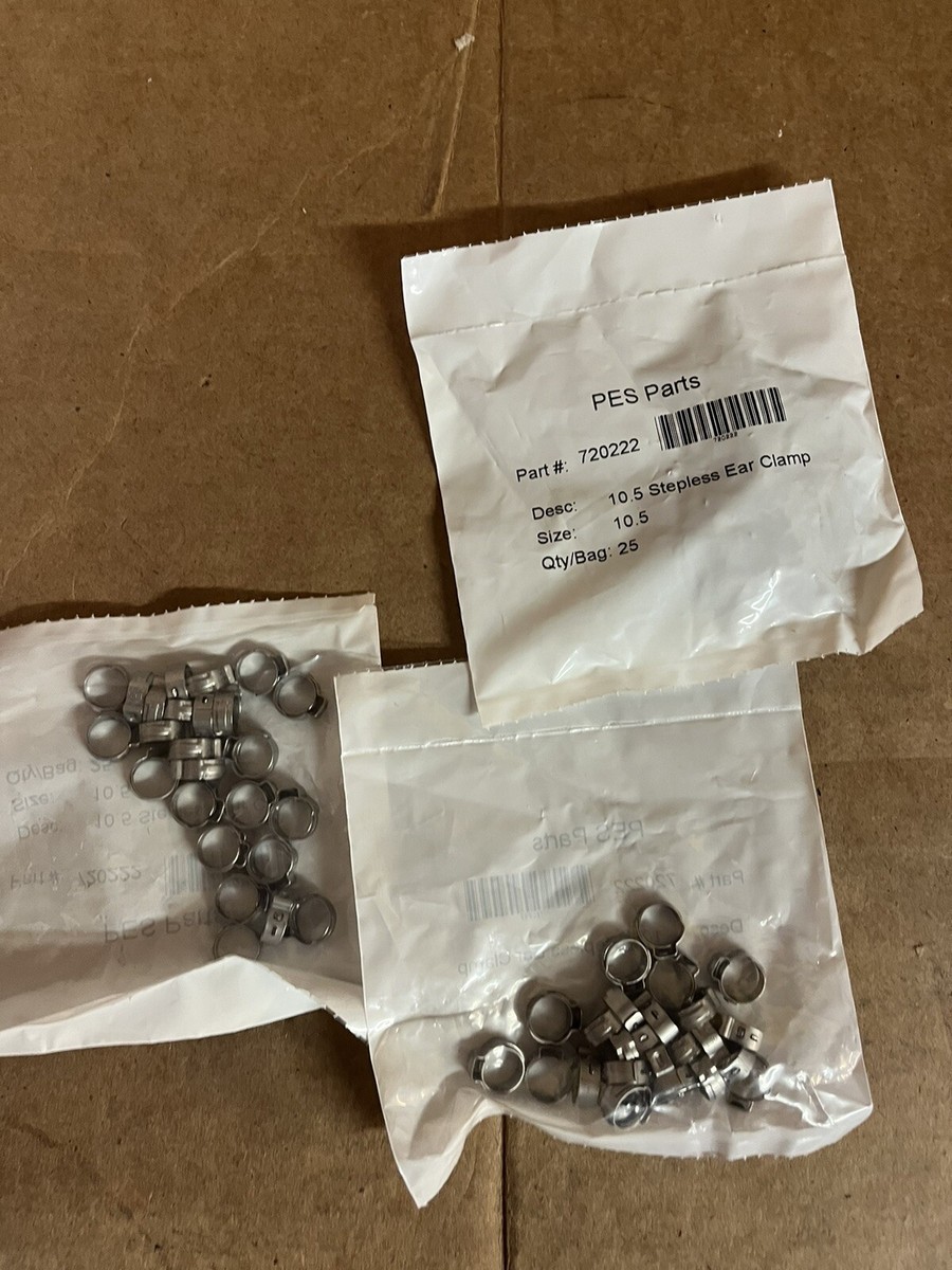 Oetiker 14.5mm Beverage Clamps – Bag Of 100 Hose Clamps For Drink Machines & More