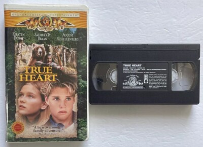 True Heart VHS VCR Video Tape Kristen Dunst Zachery TY Bryan Adventure Outdoors