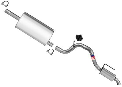 Resonator Muffler Exhaust System Kt fts: Jeep 07-2011 Patrot Compass