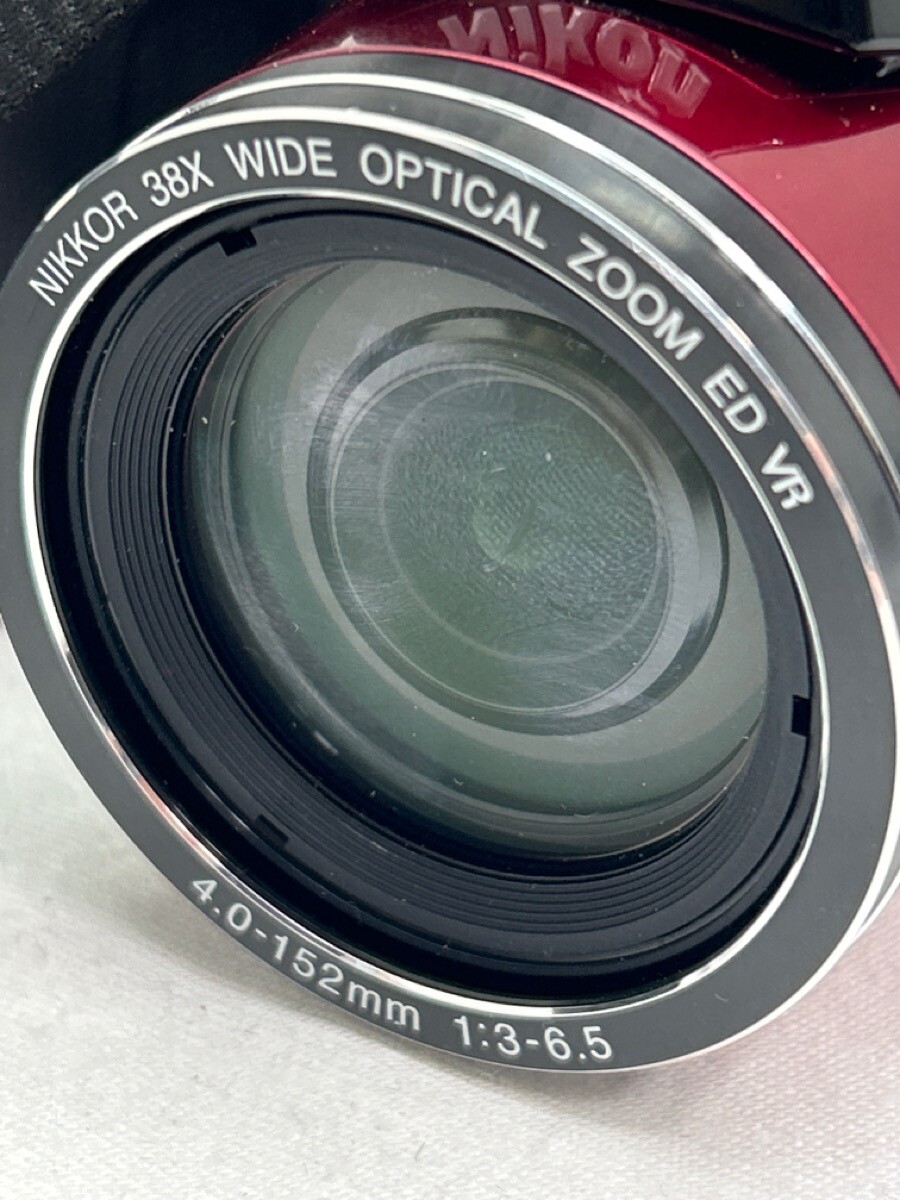 Nikon COOLPIX L840 Digital Camera 38x Zoom Built-In Wi-Fi (Red