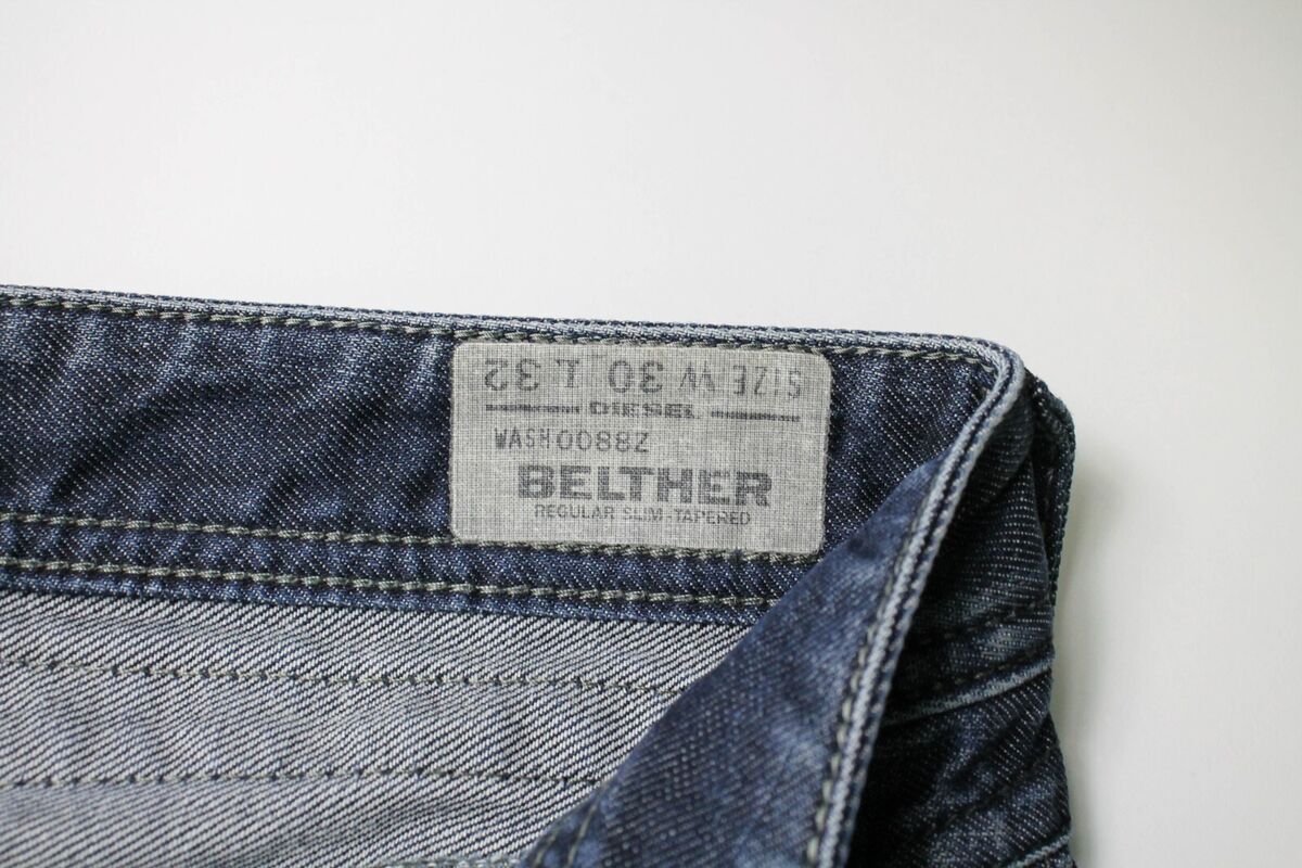 DIESEL Belther Regular Slim-Tapered 0088Z Jeans Men's W30 DIESEL Belther Regular Slim-Tapered 0088Z Jeans Men's W30