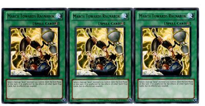 Yugioh- 3X March Towards Ragnarok - Rare - Unlimited - STOR-EN047 - Near Mint