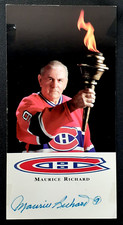MAURICE RICHARD AUTHENTIC AUTOGRAPH 1990'S MONTREAL CANADIENS SIGNATURE    13112