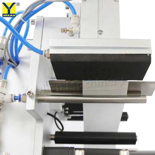 MT-60 Desktop Piston Square Bottle Labeler Box Carton Bag Plane Labeling Machine - Picture 5 of 11