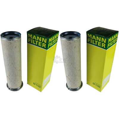 2x Original MANN-FILTER SekundärLuftfilter CF 1122