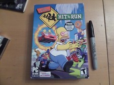 The Simpsons Hit & Run PC 3 Disc Set Complete With Box & Manual PCCD